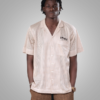 Cream Mesh Shirt