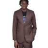 Chocolate Shawl Lapel Suit
