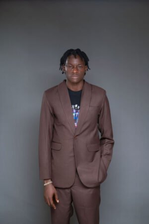 Chocolate Shawl Lapel Suit